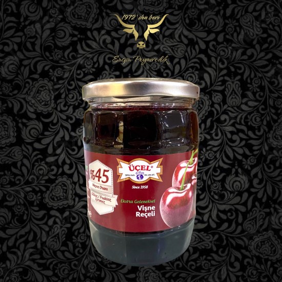 Üçel Vişne Reçeli (Glikozsuz) 680 gr